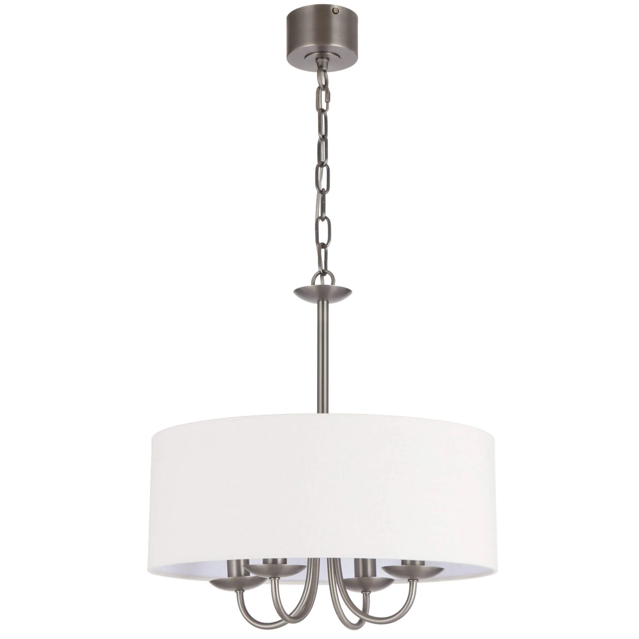 TELBIX SHIRON 4LT PENDANT DARK NICKEL MATT/ IVORY LINEN