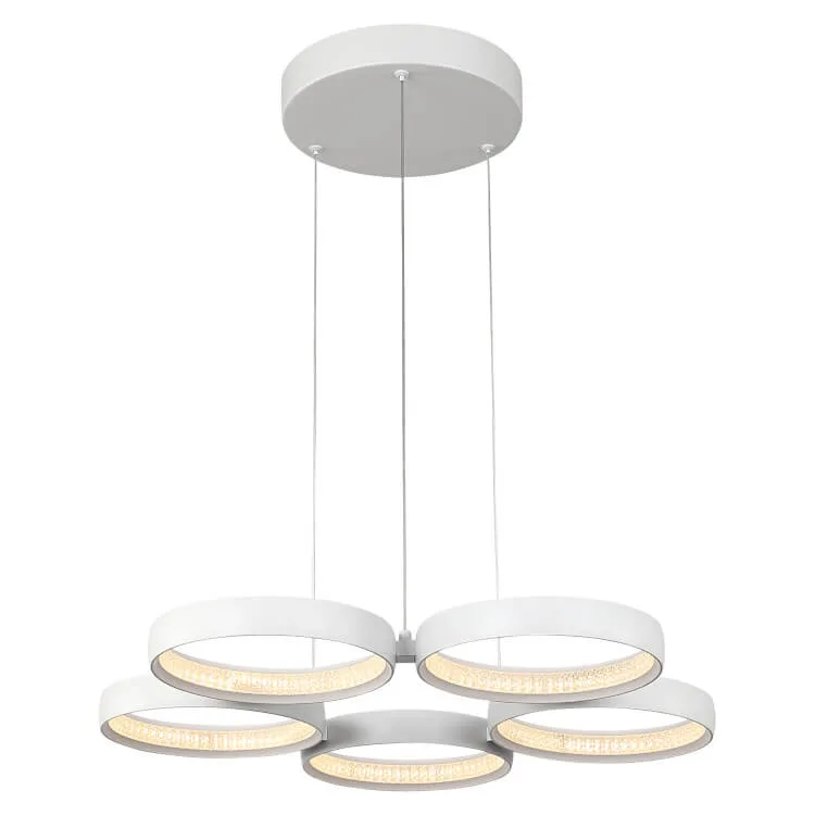 Cougar Lighting Olympus 5 Light Pendant White