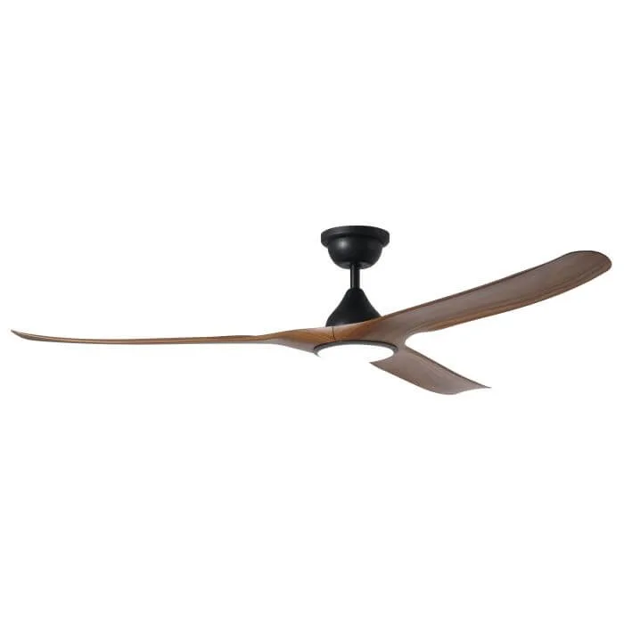 Eglo Tahiti 72" With Light Black/New Teak