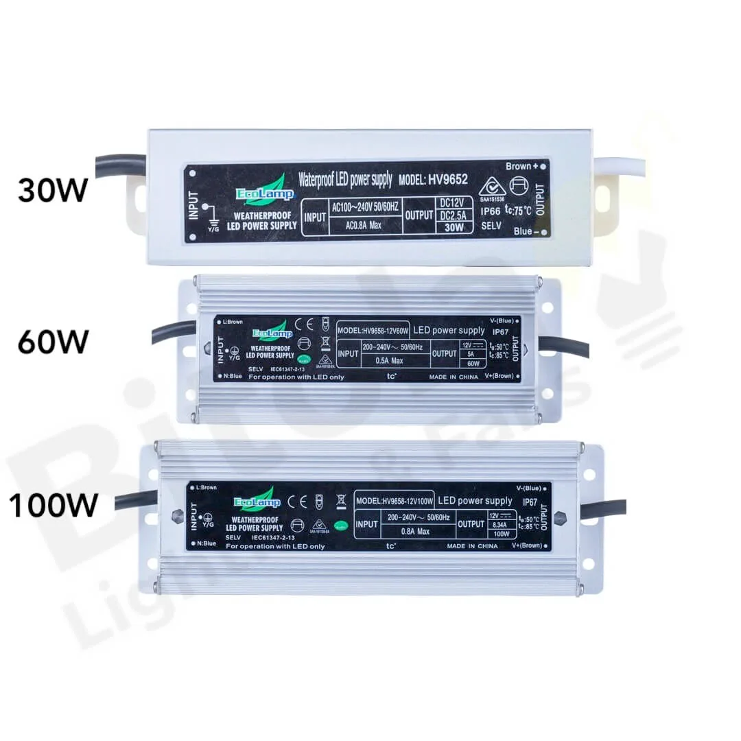 Havit 24v DC IP66 Weatherproof Constant Voltage LED Driver - 30w 60w 100w
