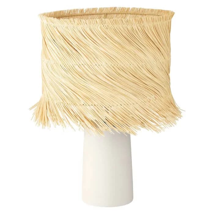 Eglo Paisano Natural Woven Rattan Table Lamp