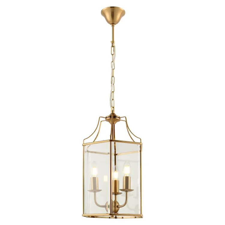 COUGAR LIGHTING ARCADIA 3LT PENDANT GOLD