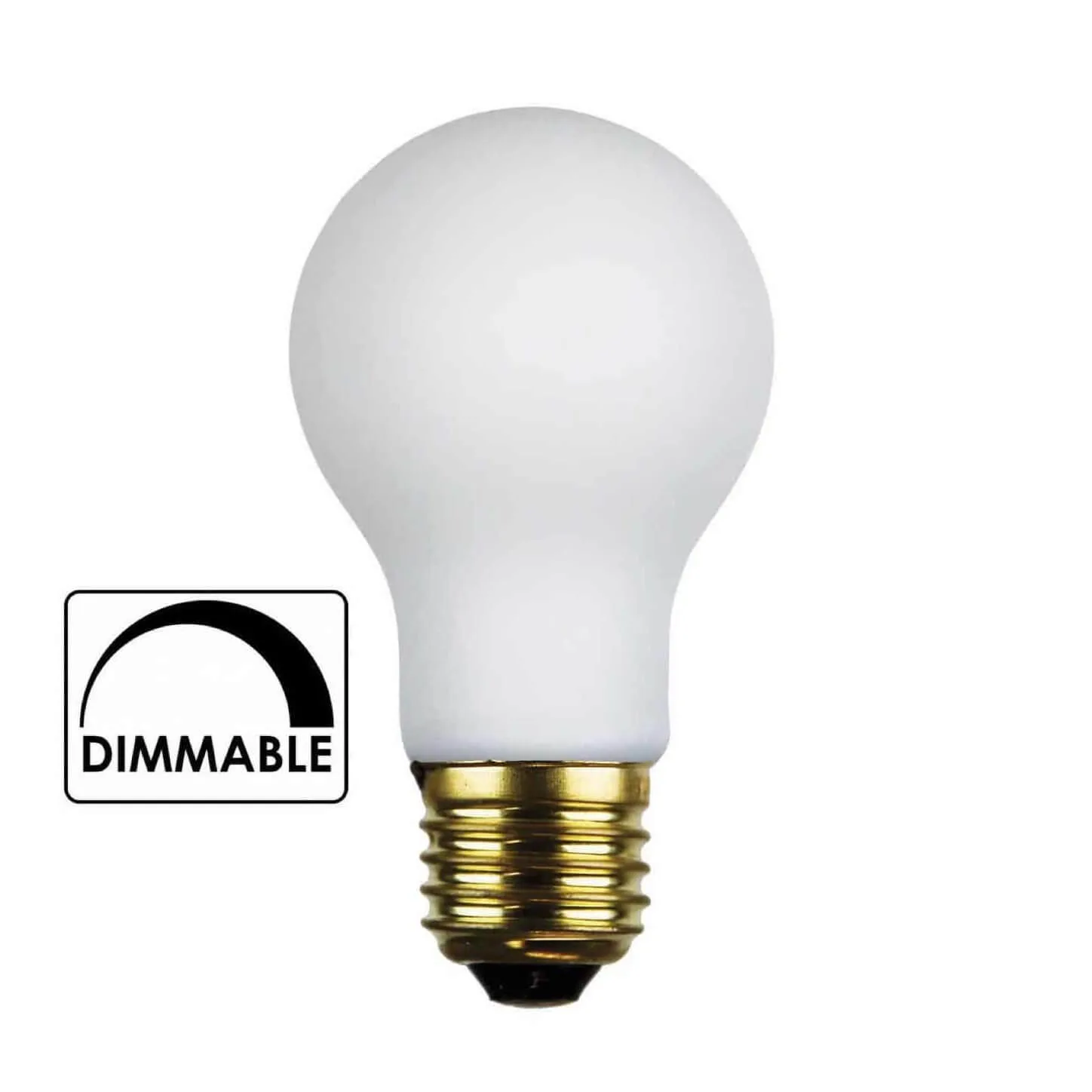 Allume 6w Dimmable GLS Globe A60 LED Opal Matte Frosted Bulb