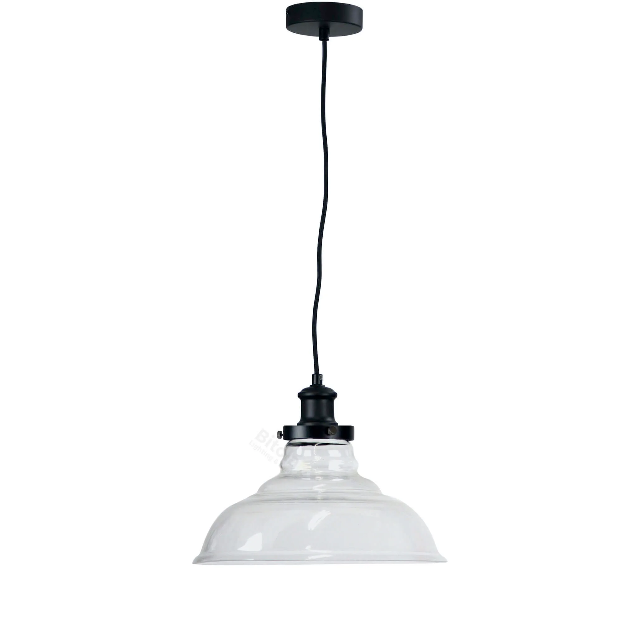 Oriel Toledo Pendant Light - Clear Glass