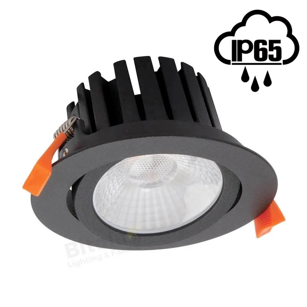 Domus Aqua Tilt Gimble Low Glare 13w LED Downlight - IP65 Rated