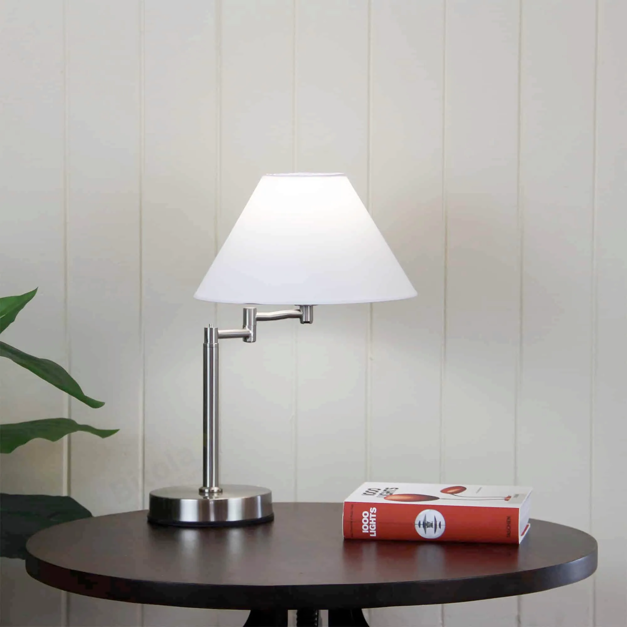 Oriel Zoe Adjustable Swing Arm Touch Table Lamp