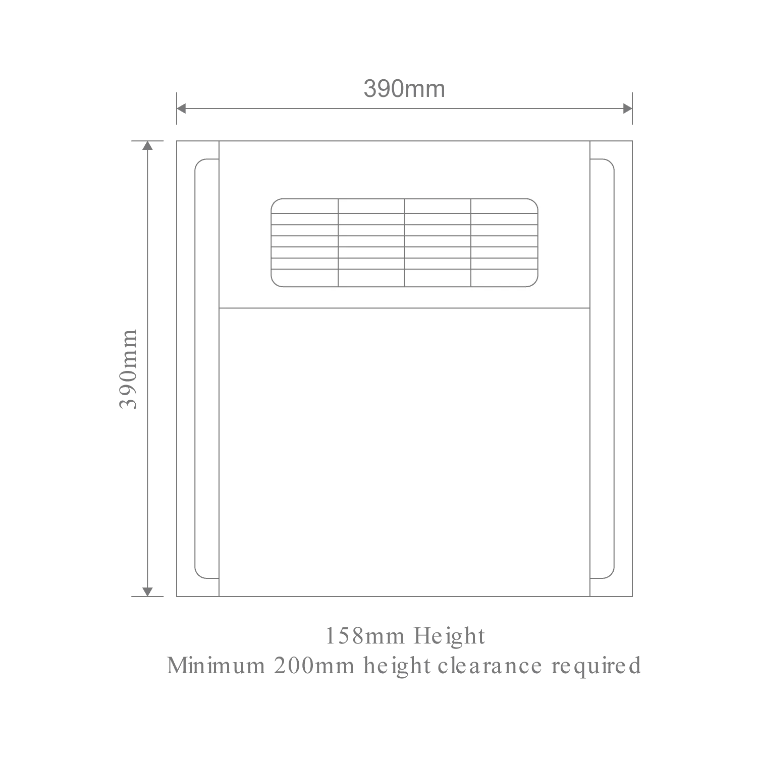 Domus Heatcore Dimensions