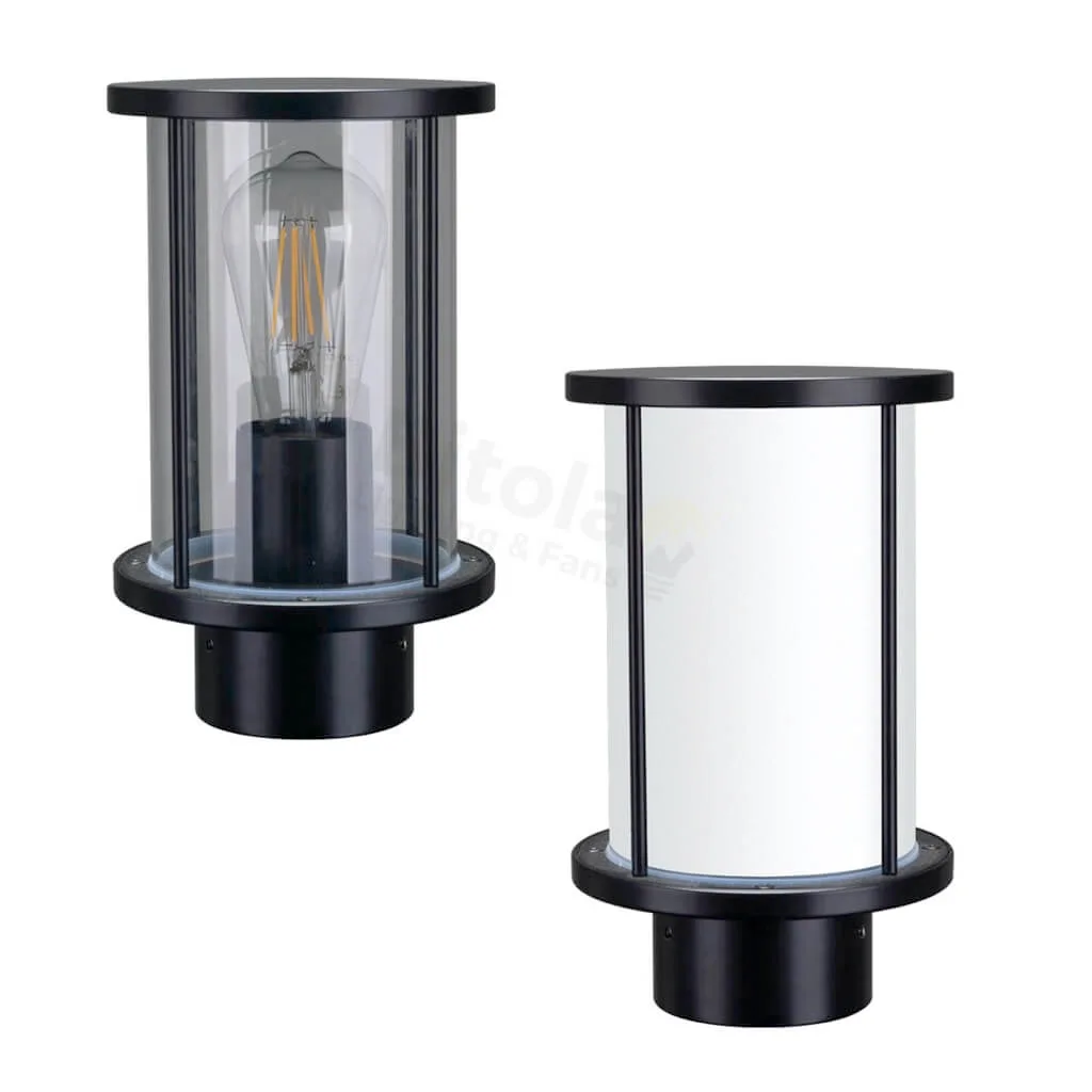 Domus Bollard Head BL-400 Clear & Frosted Glass