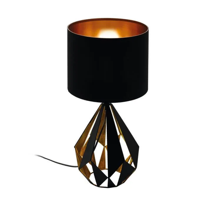 Eglo Carlton 5 Table Lamp in Black or White