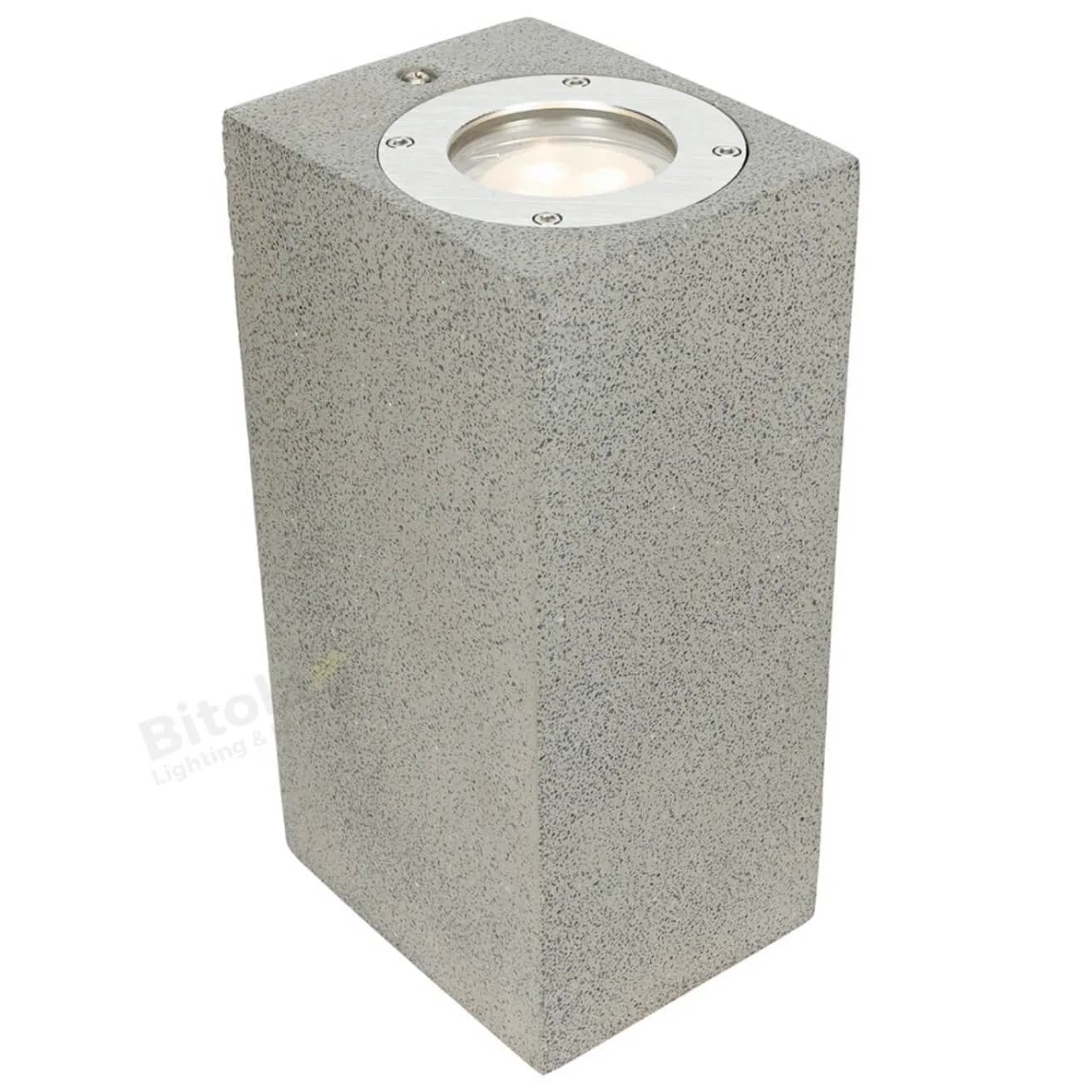 Brilliant Catania Terrazzo Concrete Up and Down Wall Washer Light