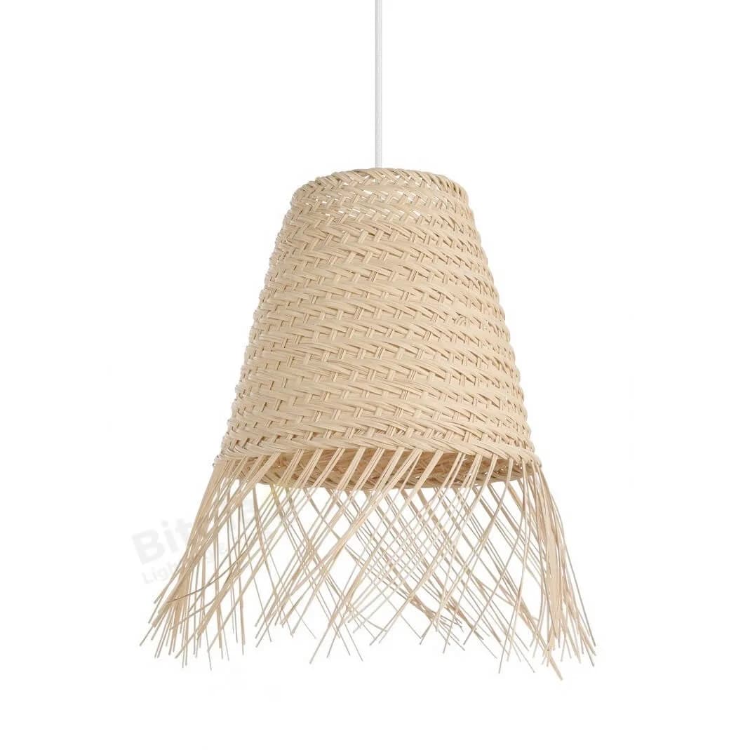 Eglo Aycliffe Natural Woven Rattan / Open Weave Seagrass Ceiling Pendant Light