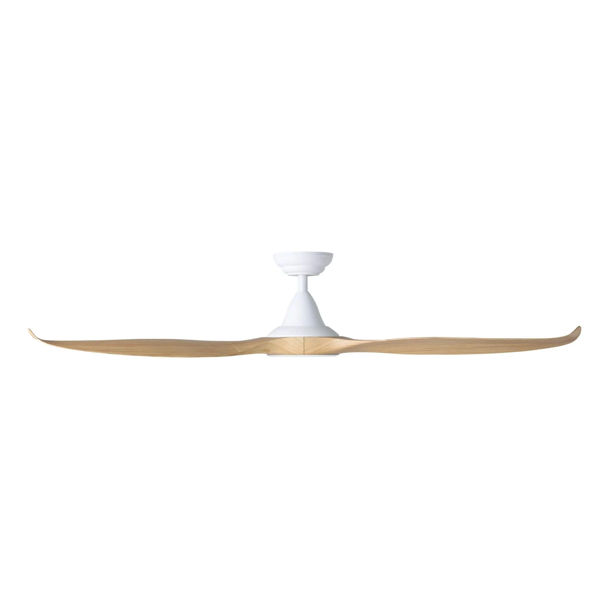Eglo Noosa 60" 150cm DC Fan White & Blackbutt.
