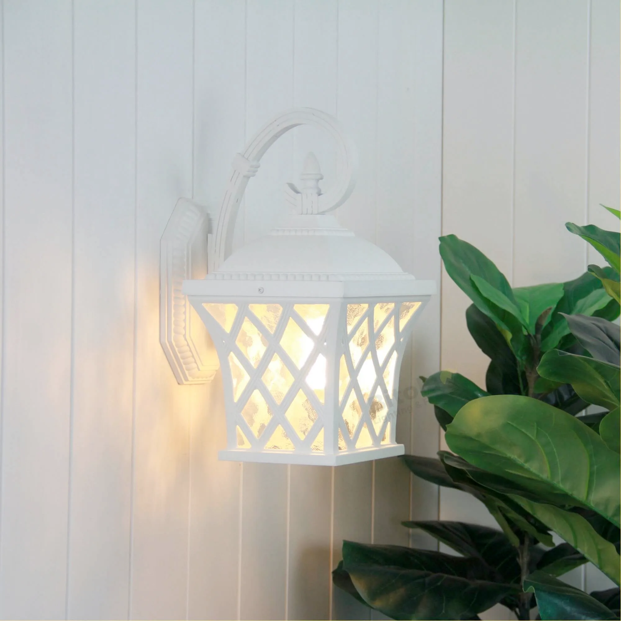 Oriel Fairview Outdoor Coach Wall Light in Black or White