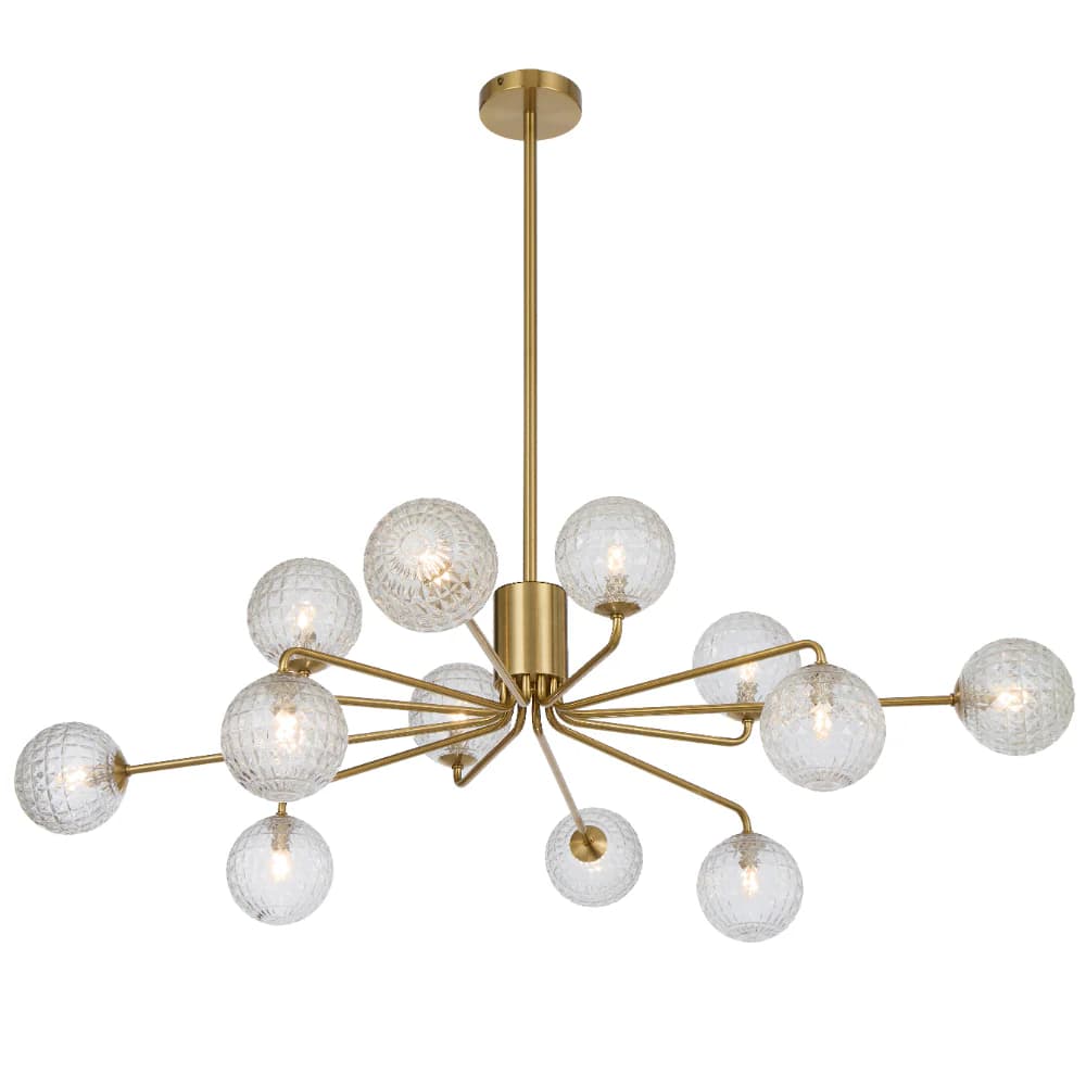 Telbix Felton 12 Light Antique Gold