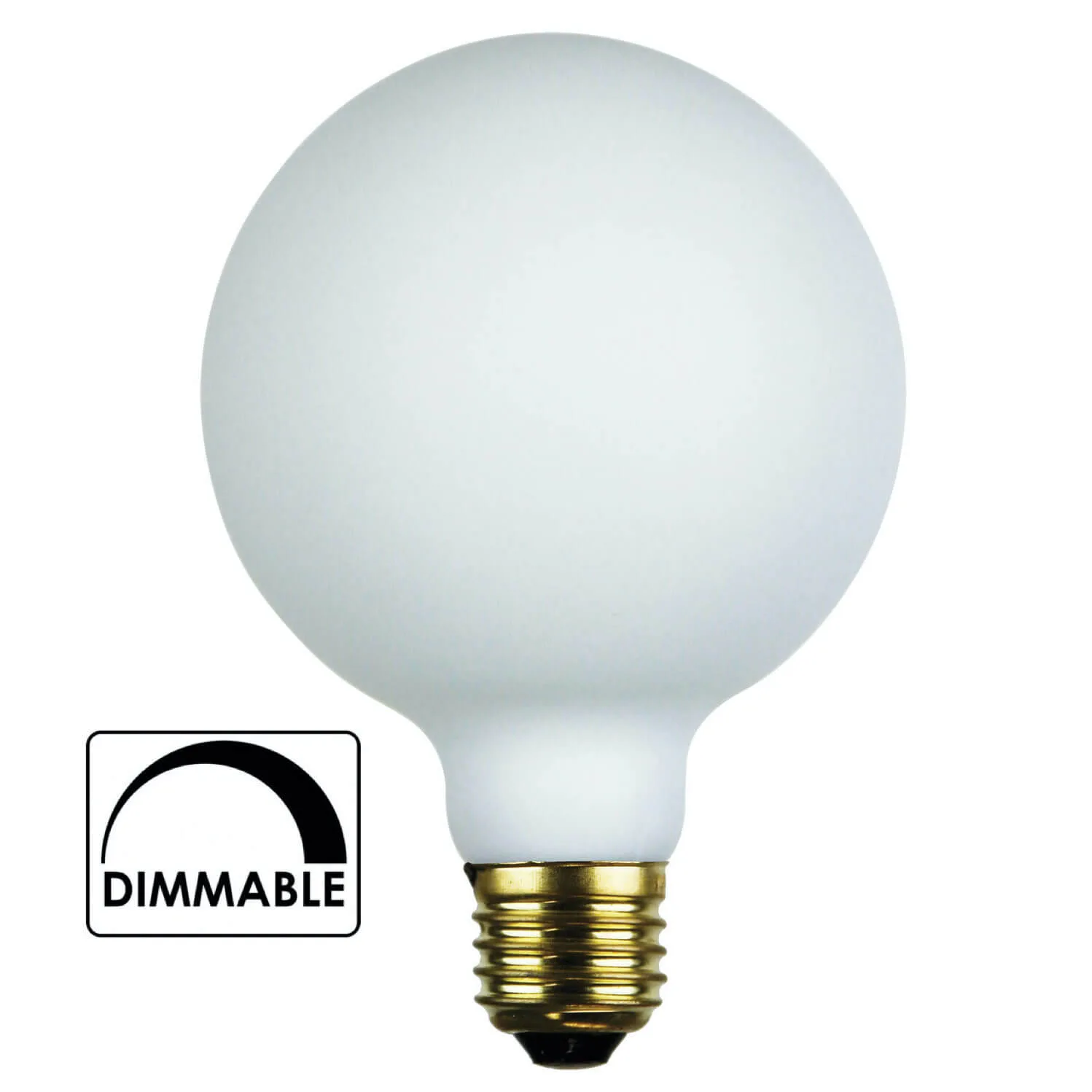 Dimmable G125 Globe 6w LED Opal Matte Frosted Bulb