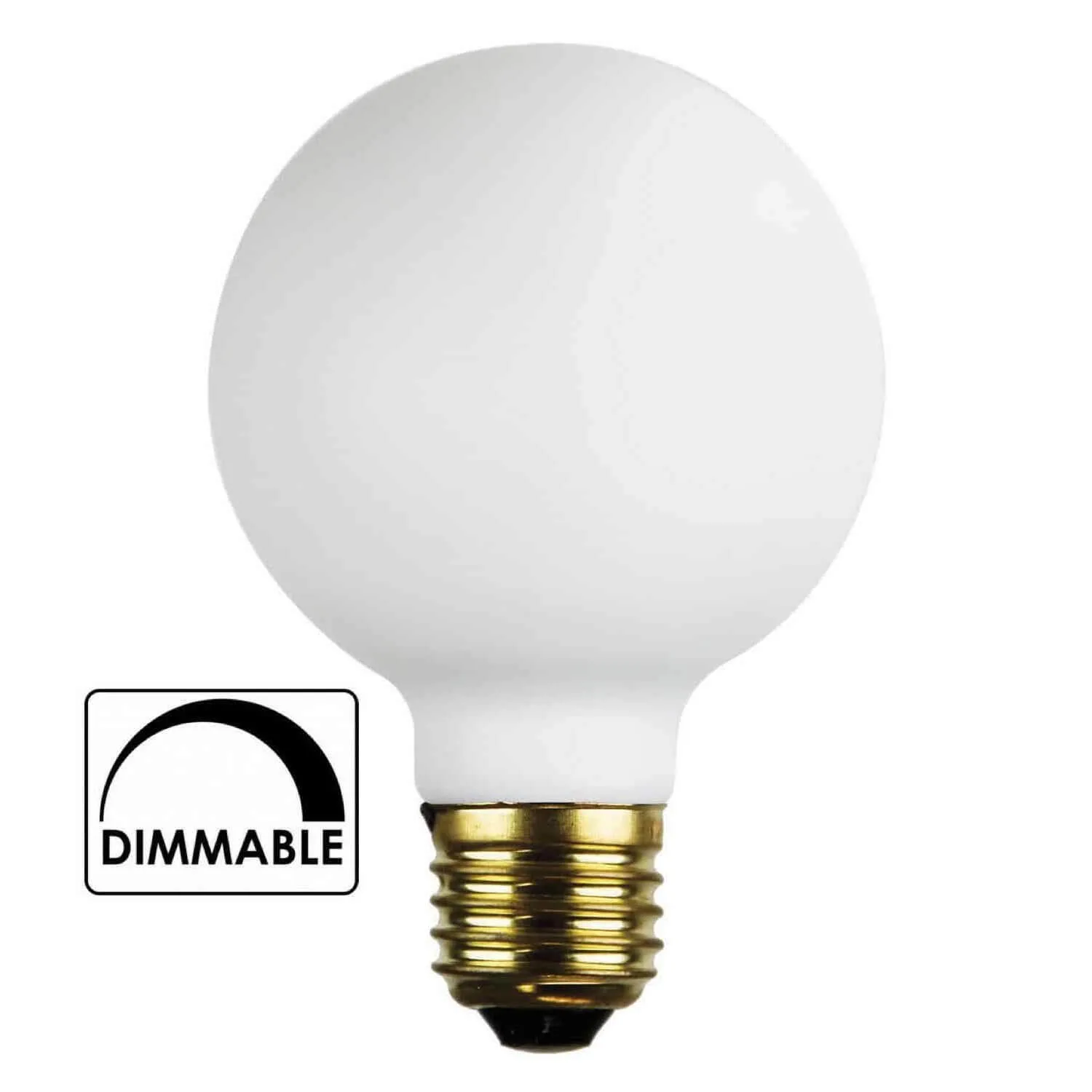Dimmable G95 Globe 4w LED Opal Matte Frosted Bulb