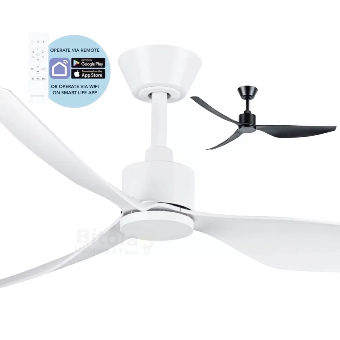 Martec Genoa 50" DC Smart WiFi Ceiling Fan with Remote