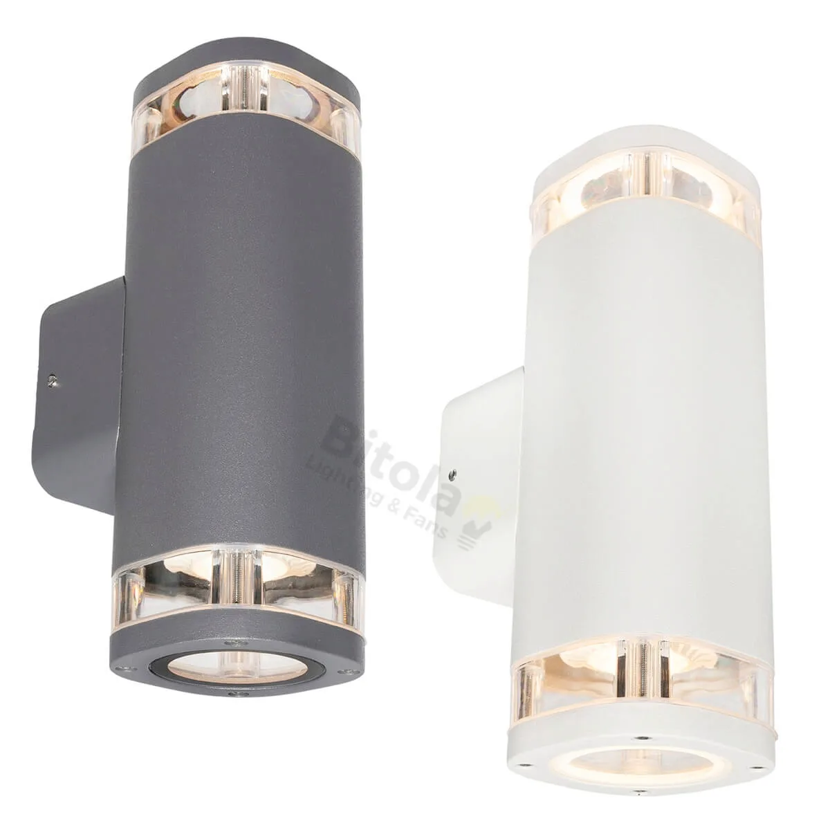 Brilliant Glenelg 8W IP65 Ambient Up Down Outdoor Wall Light