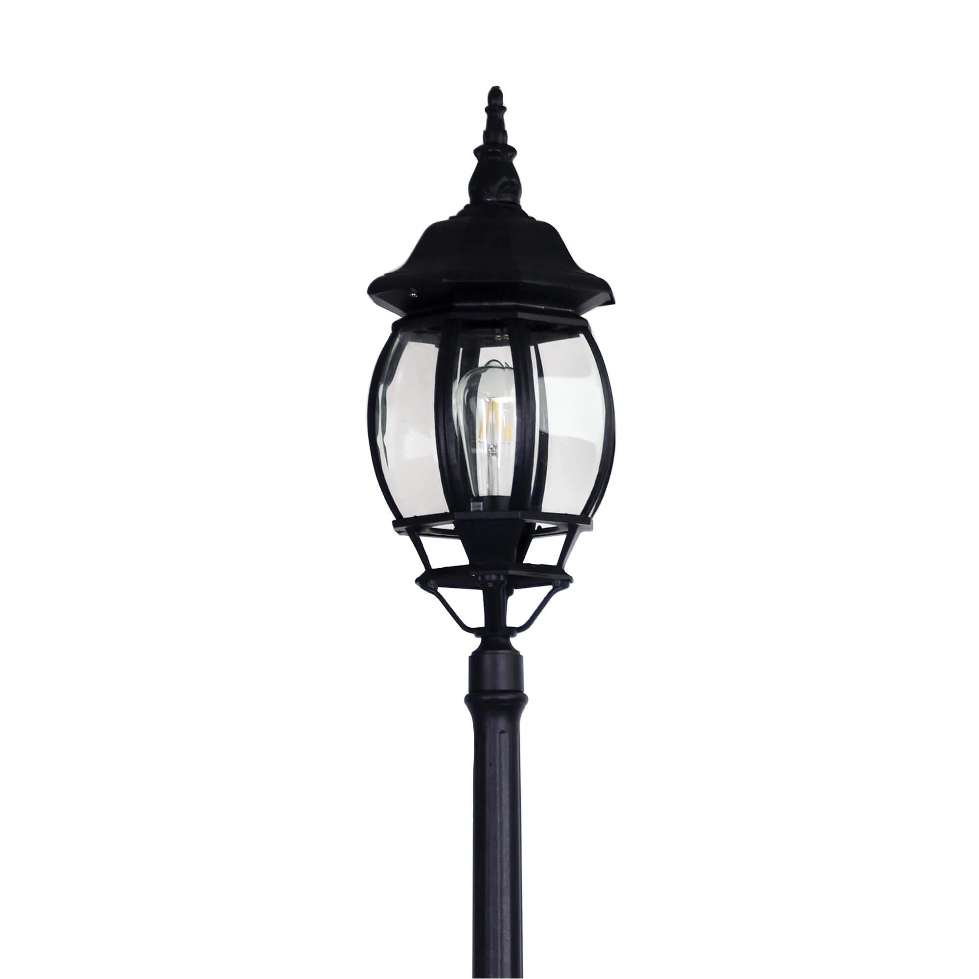 Oriel Highgate Top & Post Traditional Outdoor Bollard Light
