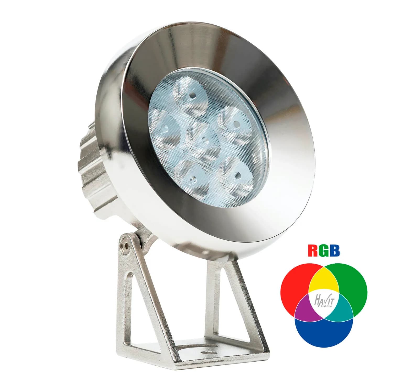 Havit Sotto HV1494RGB Colour Changing IP68 15w LED Submersible 12v Pond Light