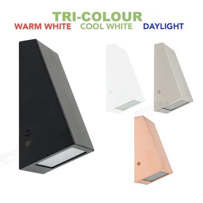 Havit Taper HV3605T Tri-Colour 5w LED 12v Wedge Outdoor Wall Light