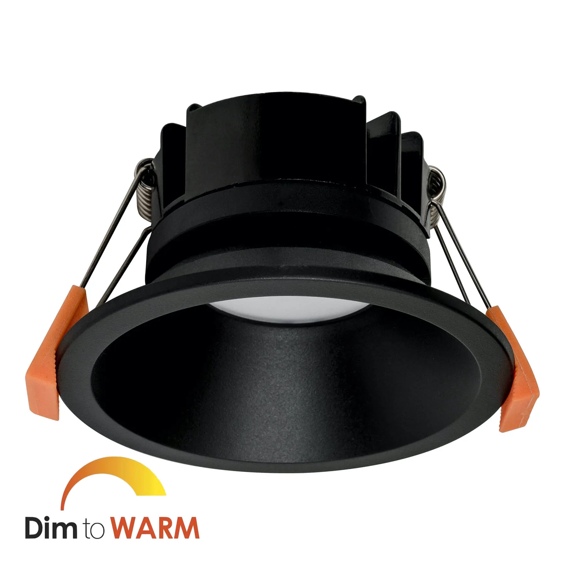 Havit Gleam Black HV5528D2W-BLK Dim-To-Warm 9w LED Downlight – 90mm Cutout
