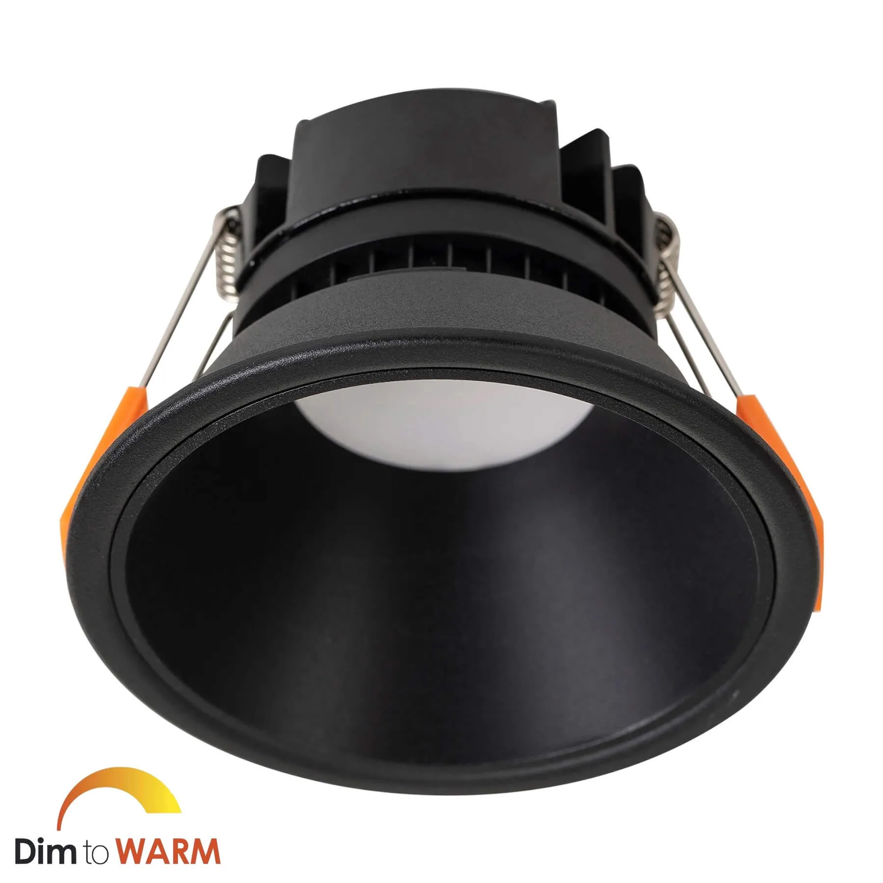 Havit Gleam HV5528D2W-BB Black with Black Insert Dim-To-Warm 9w LED Downlight - 90mm Cutout