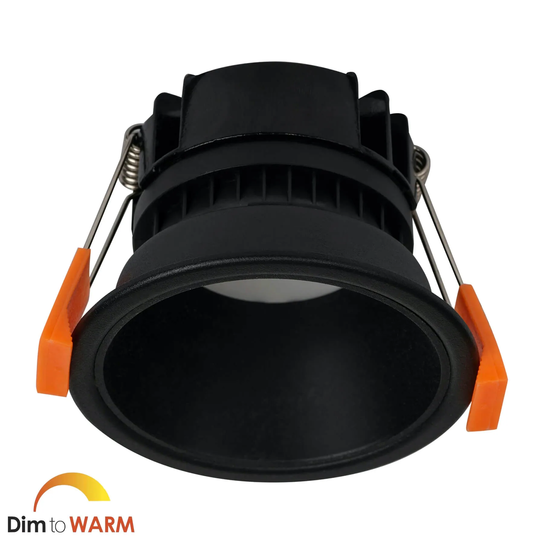Havit Gleam HV5529D2W-WW Black with Black Insert Dim-To-Warm 9w LED Downlight - 76mm Cutout