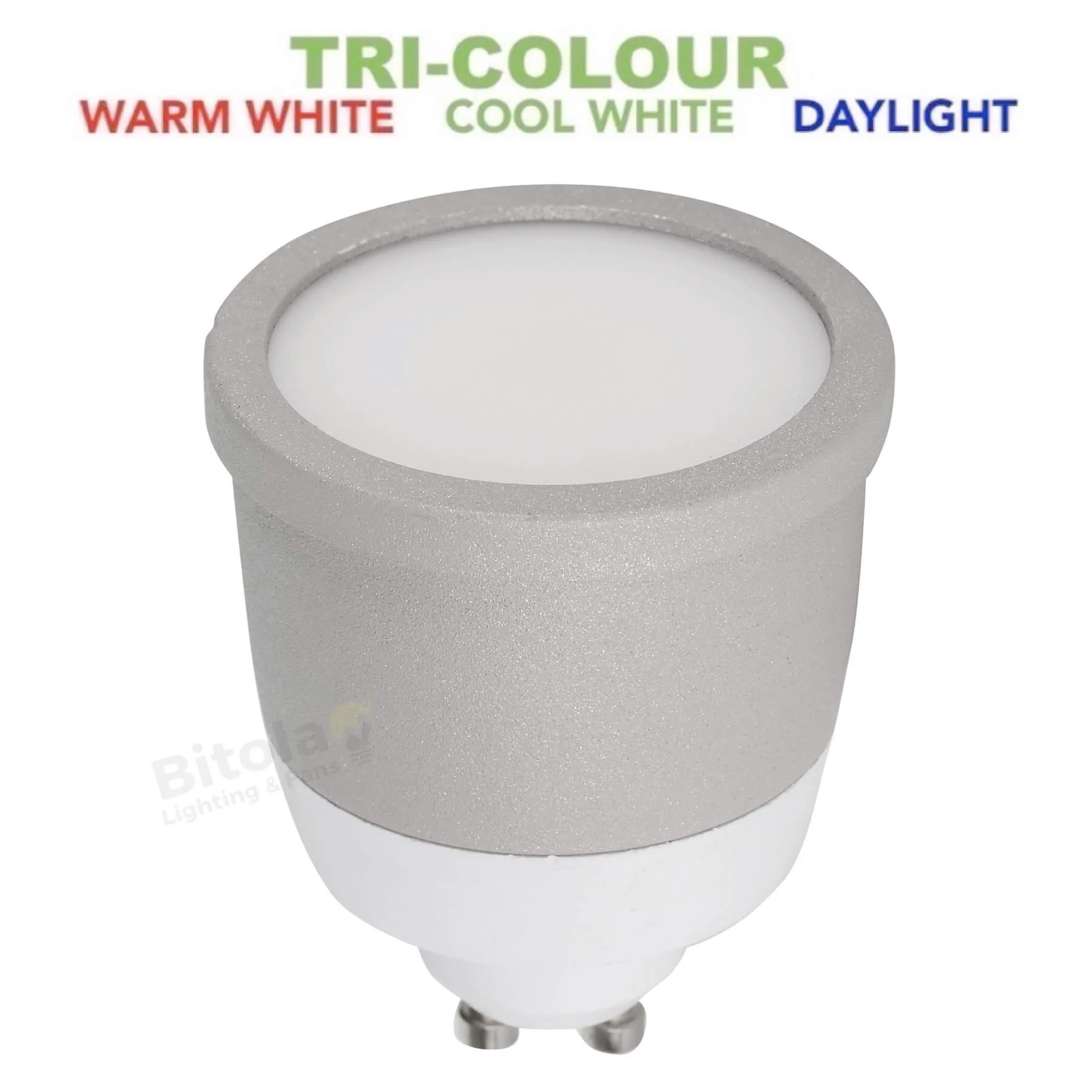 Havit TRI-Colour 9in1 GU10 240v Dimmable LED Globe - HV9506D