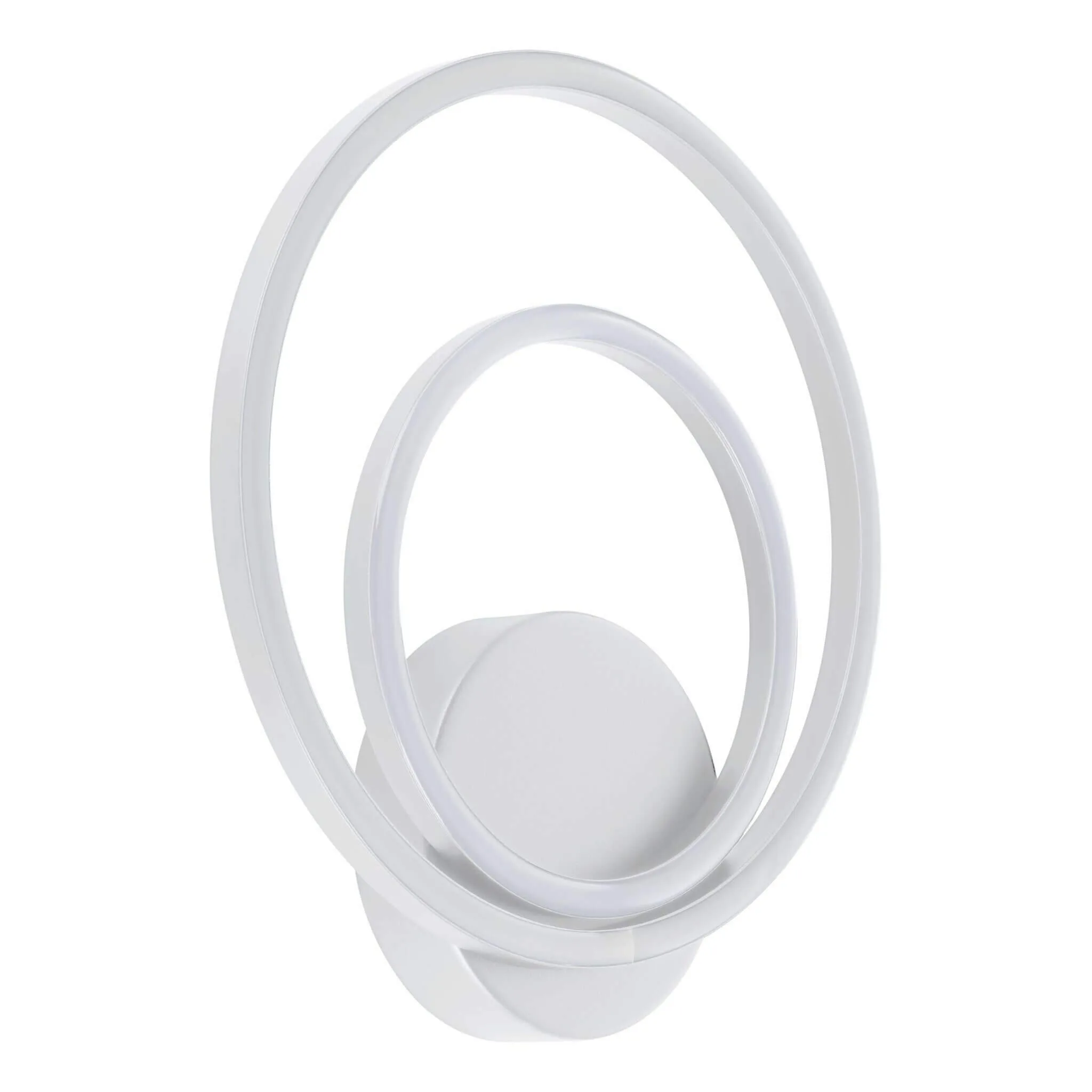 Eglo Lanacera 20w LED Halo Ring Wall Light in White