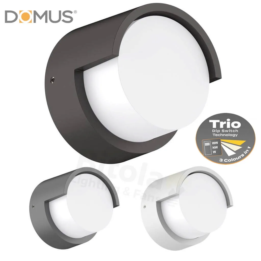 Domus Livi 5 Indoor / Outdoor IP65 5w LED Wall Sconce / Bunker Light
