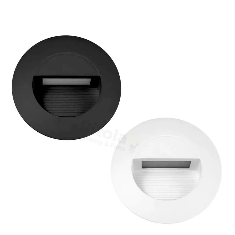 Martec Circa 3w LED Recessed Wall / Step / Pathway Lights