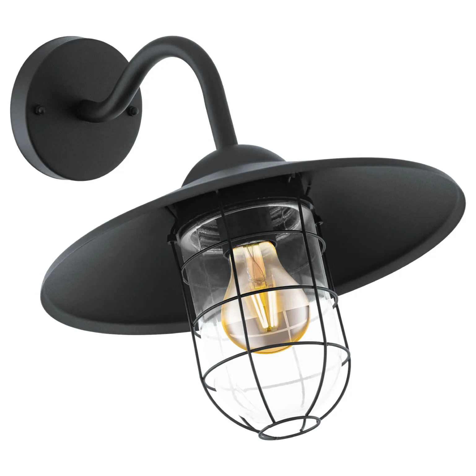 Eglo Melgoa Outdoor Wall Light with Cage