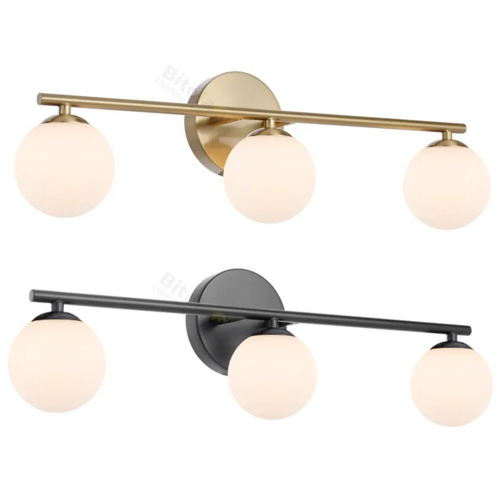 Telbix Moran 3 Light Hollywood Style Bathroom Vanity Wall Lamp - IP44