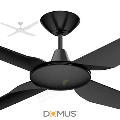 Domus Motion 52" 4 Blade DC Ceiling Fan with Remote - Full ABS Polymer
