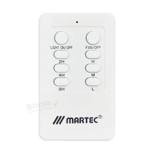 Martec AC Ceiling Fan Slimline Remote with Receiver MPREMS