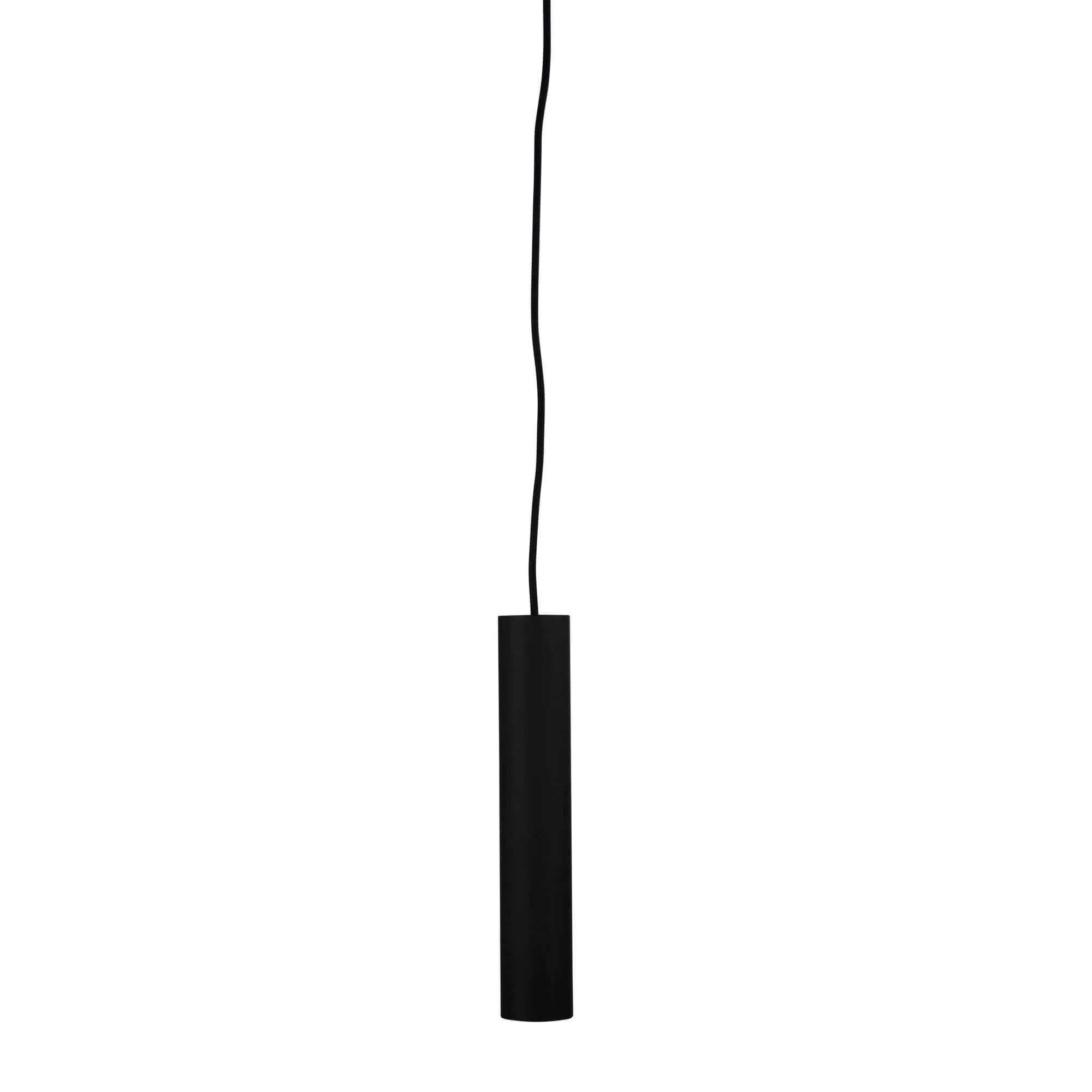 Oriel Tig Black Minimalist 1 Light Aluminium Round Ceiling Pendant