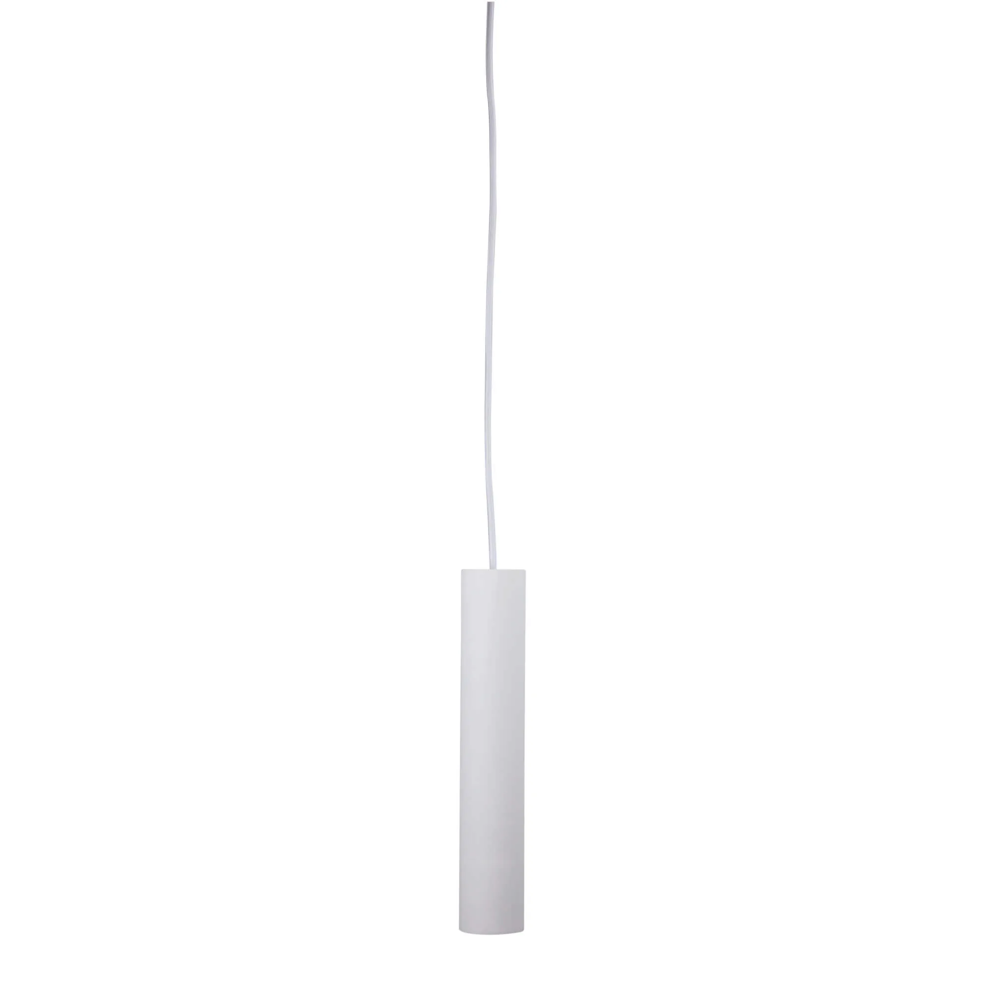 Oriel Tig White Minimalist 1 Light Aluminium Round Ceiling Pendant
