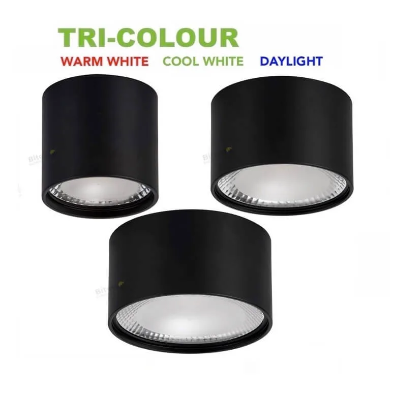 Havit NELLA Black HV5802T / HV5803T / HV5805T Fixed Surface Mounted LED Downlight