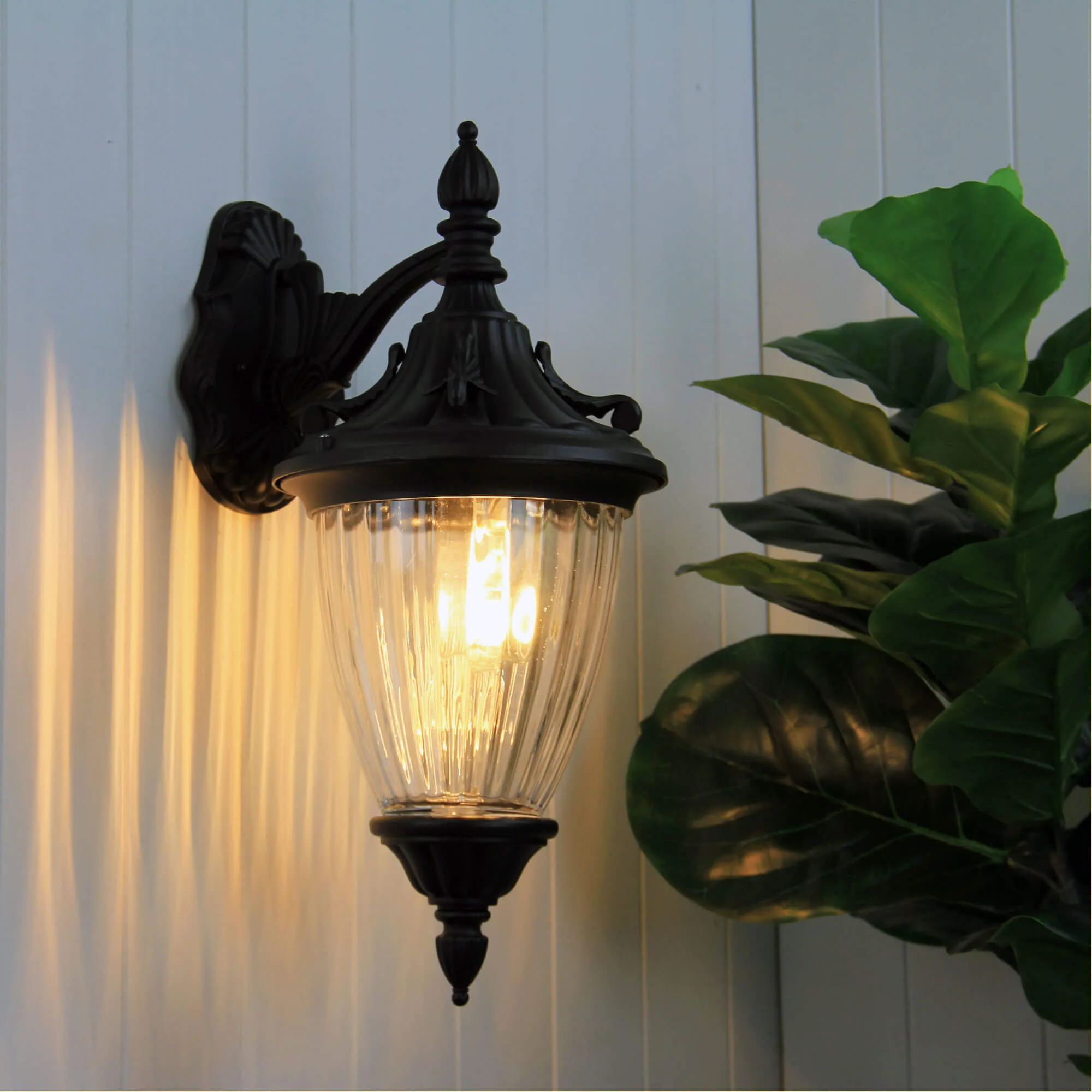 Oriel Newark Large Traditional Style Down Facing Outdoor Coach Wall Light