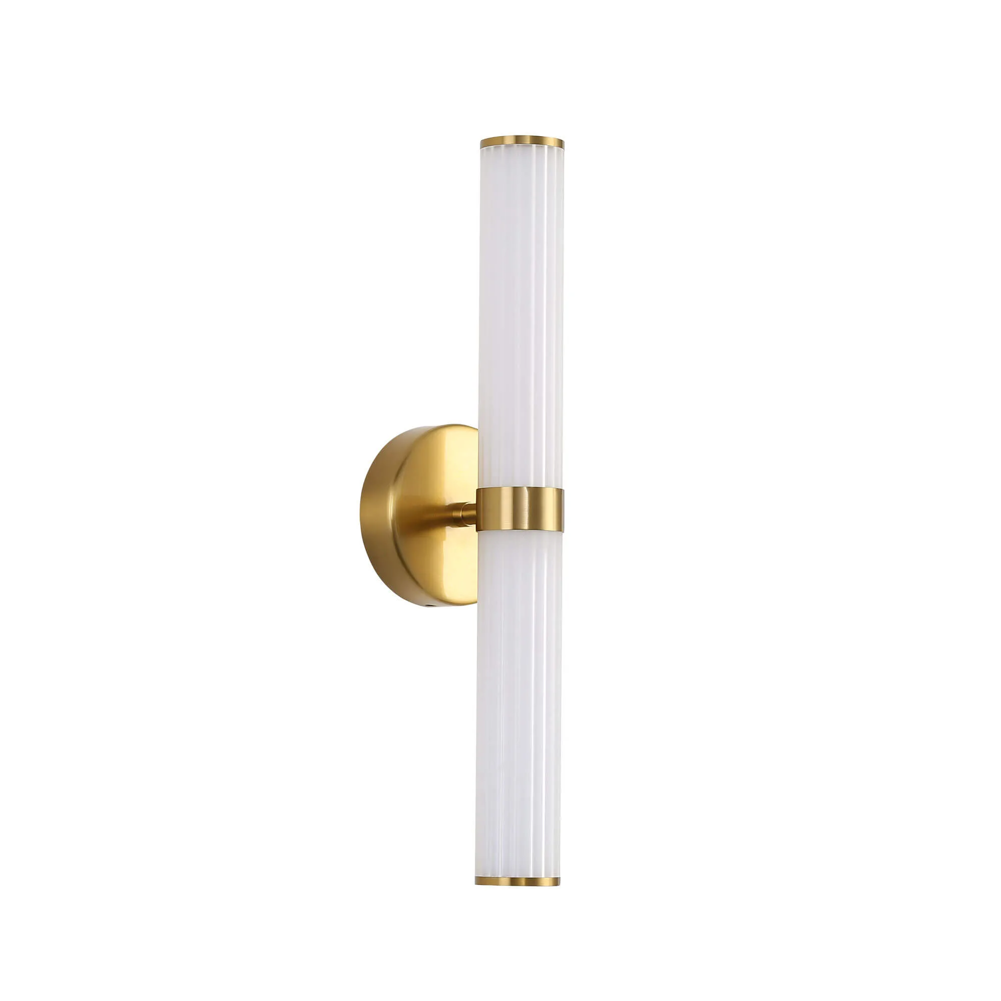 ORIEL SASSY CTS WALL LIGHT SATIN BRASS