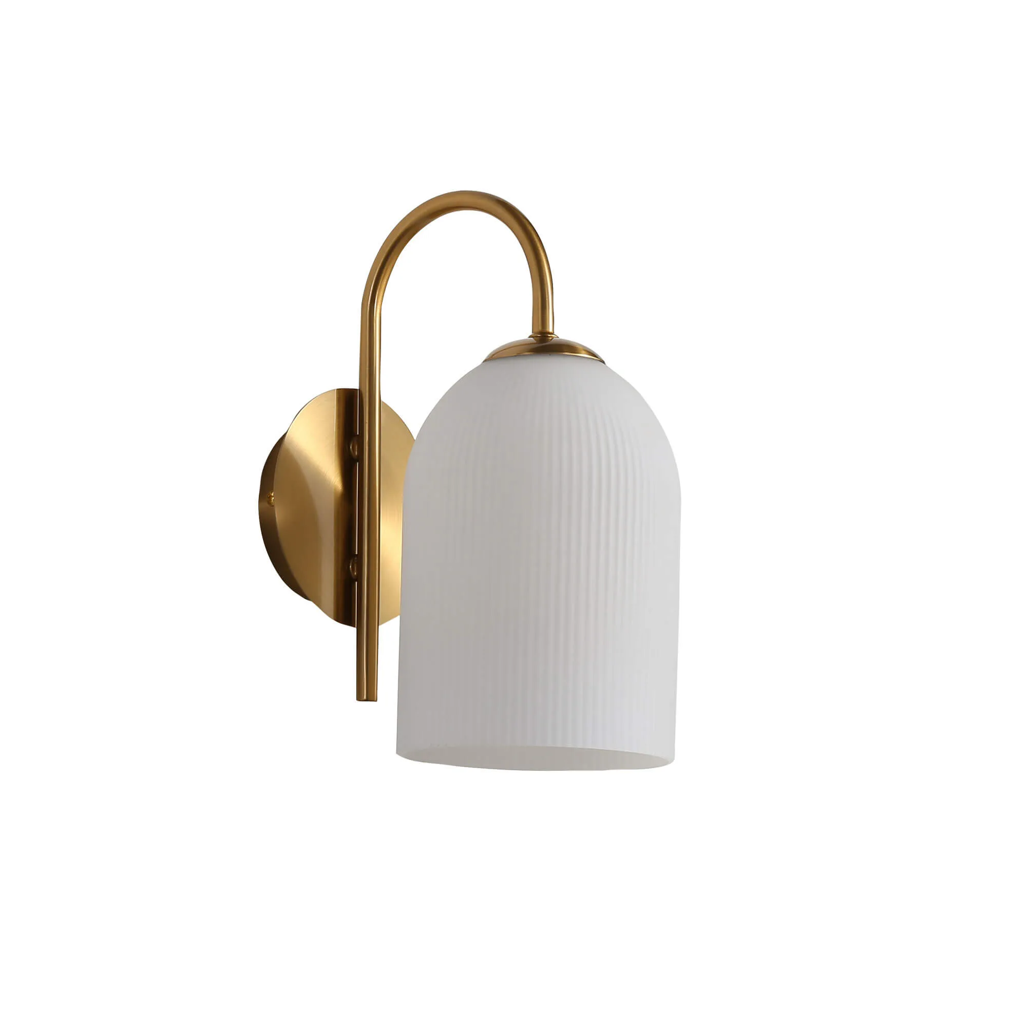 Oriel Arley Wall Light Satin Brass