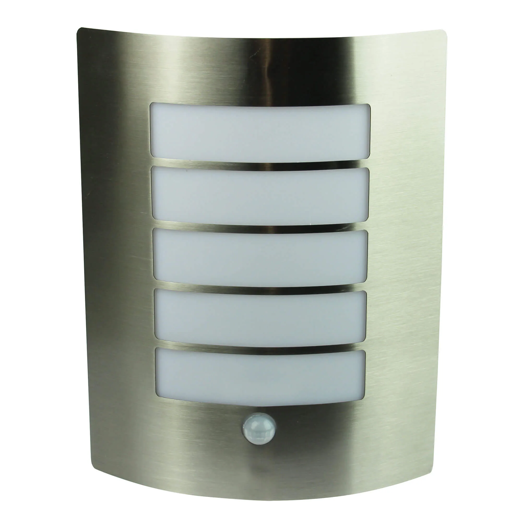Oriel Cheeta Sensor Stainless Steel Aluminium 5 Slot Outdoor Wall Light