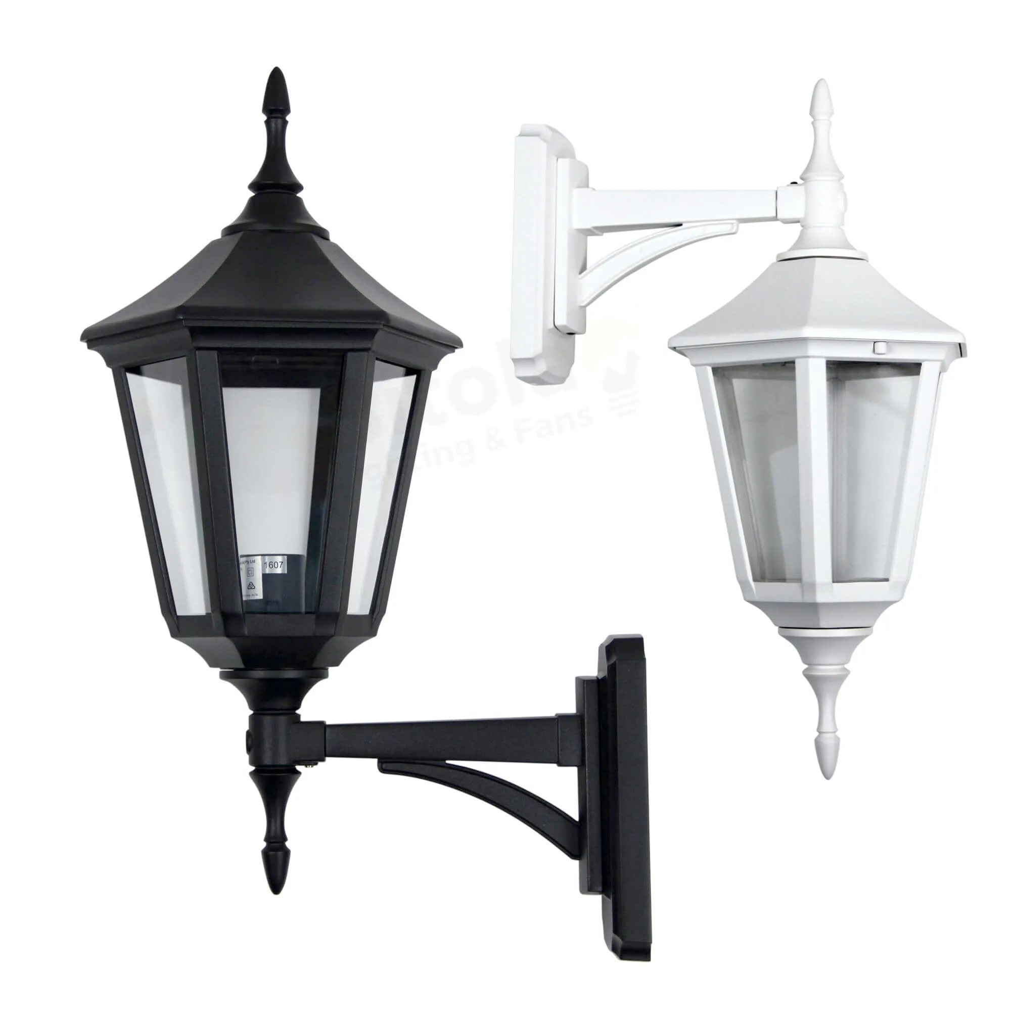 Oriel Ibiza Outdoor Coach Wall Light Black
