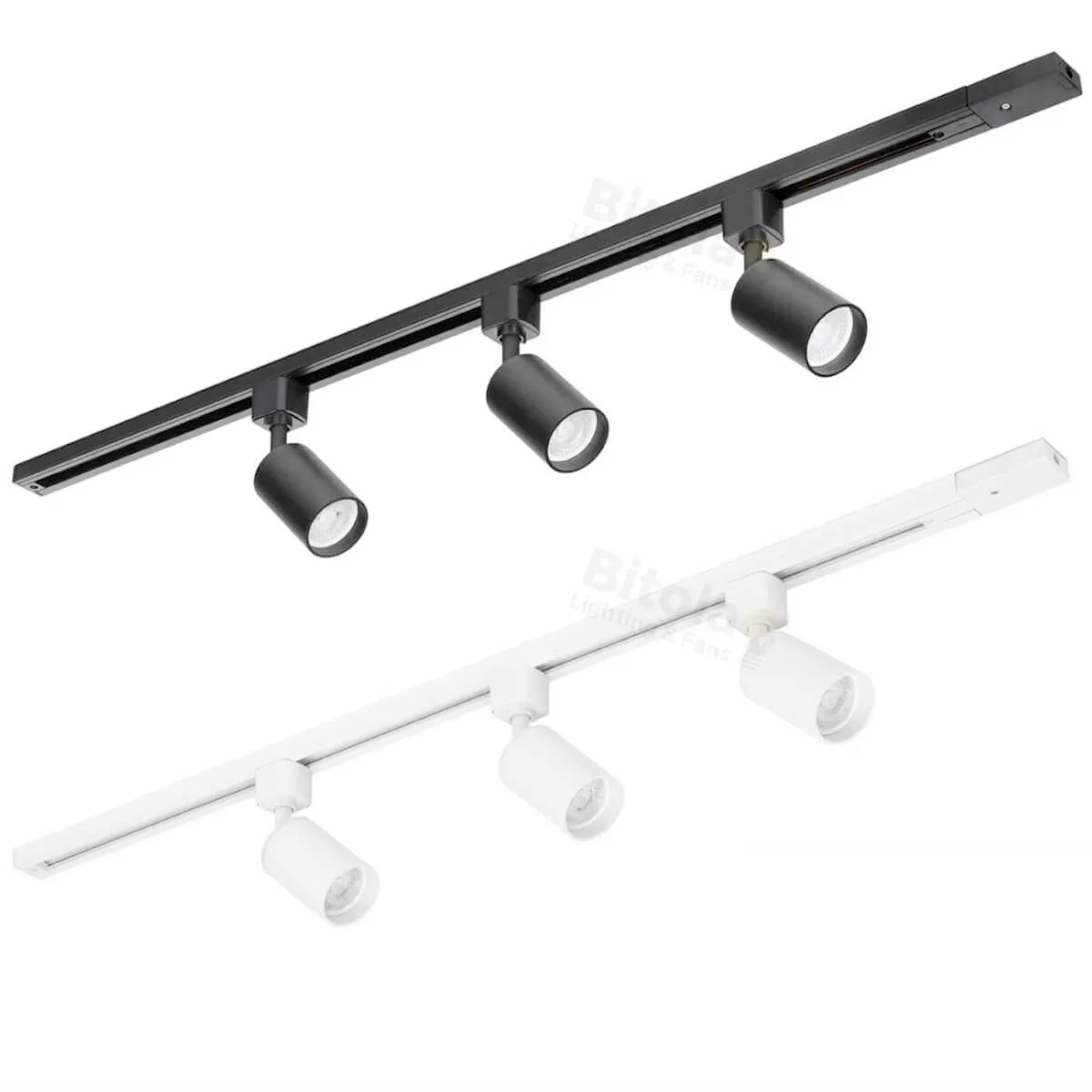 PRO 3 Light Track and LED Spotlight Kit in Black or White