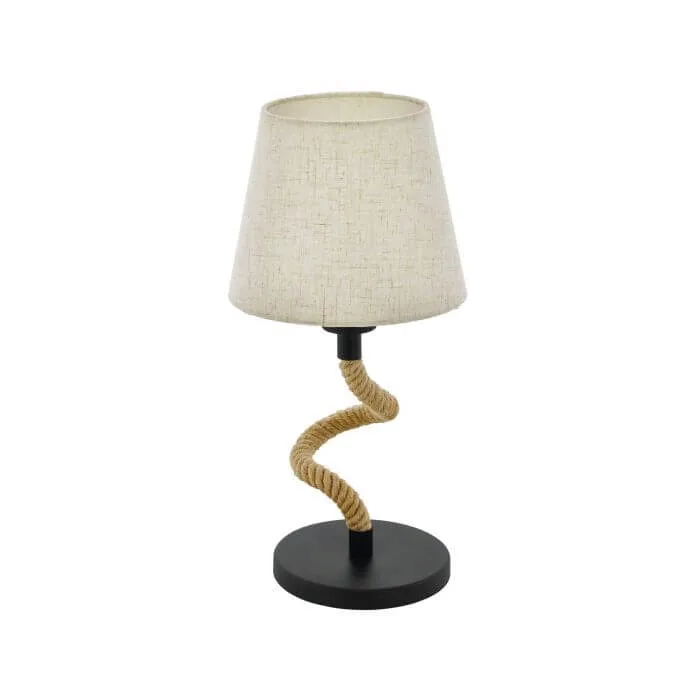 Eglo Rampside Rustic Rope Table Lamp