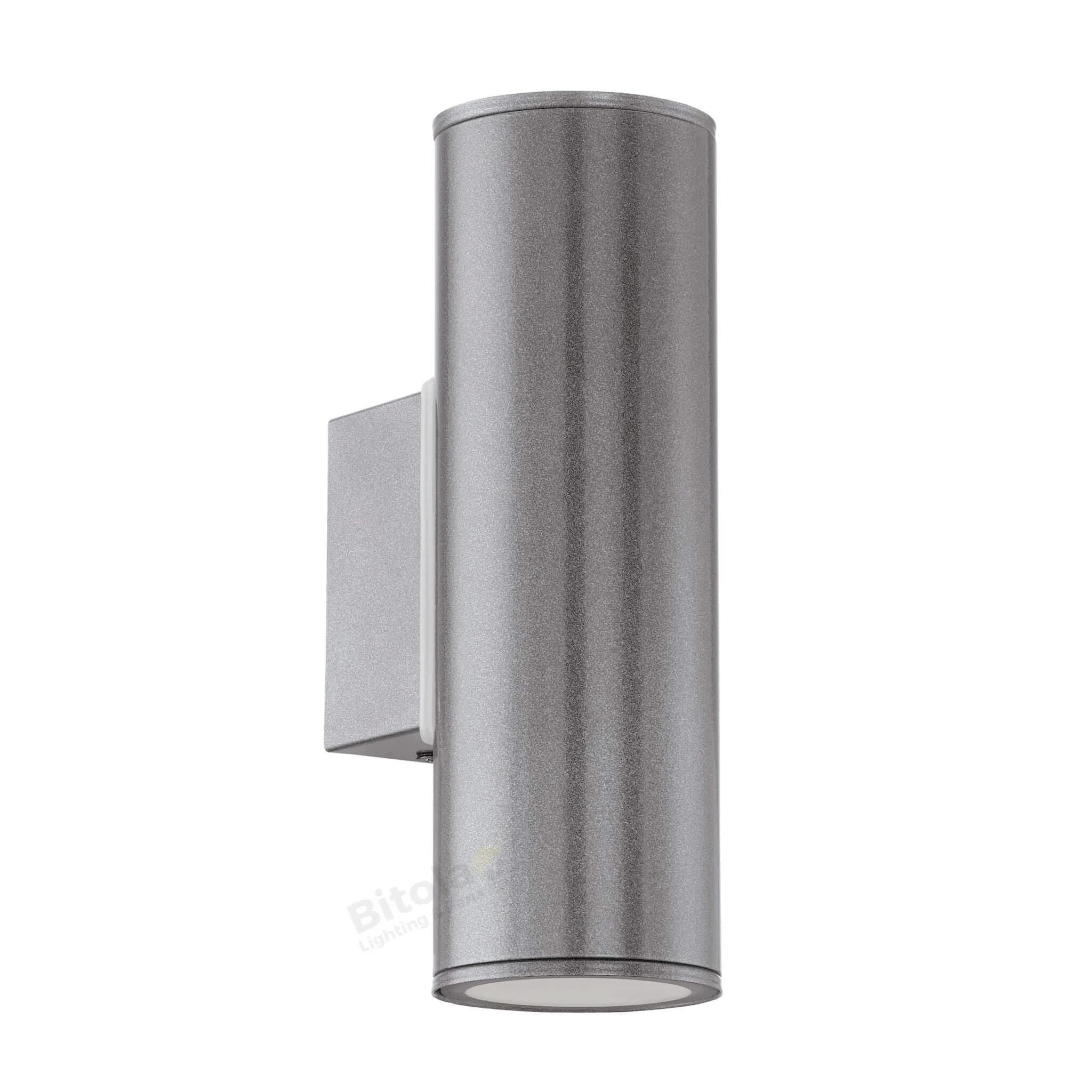 Eglo Riga 6w LED Up and Down Outdoor Wall Light in Anthracite