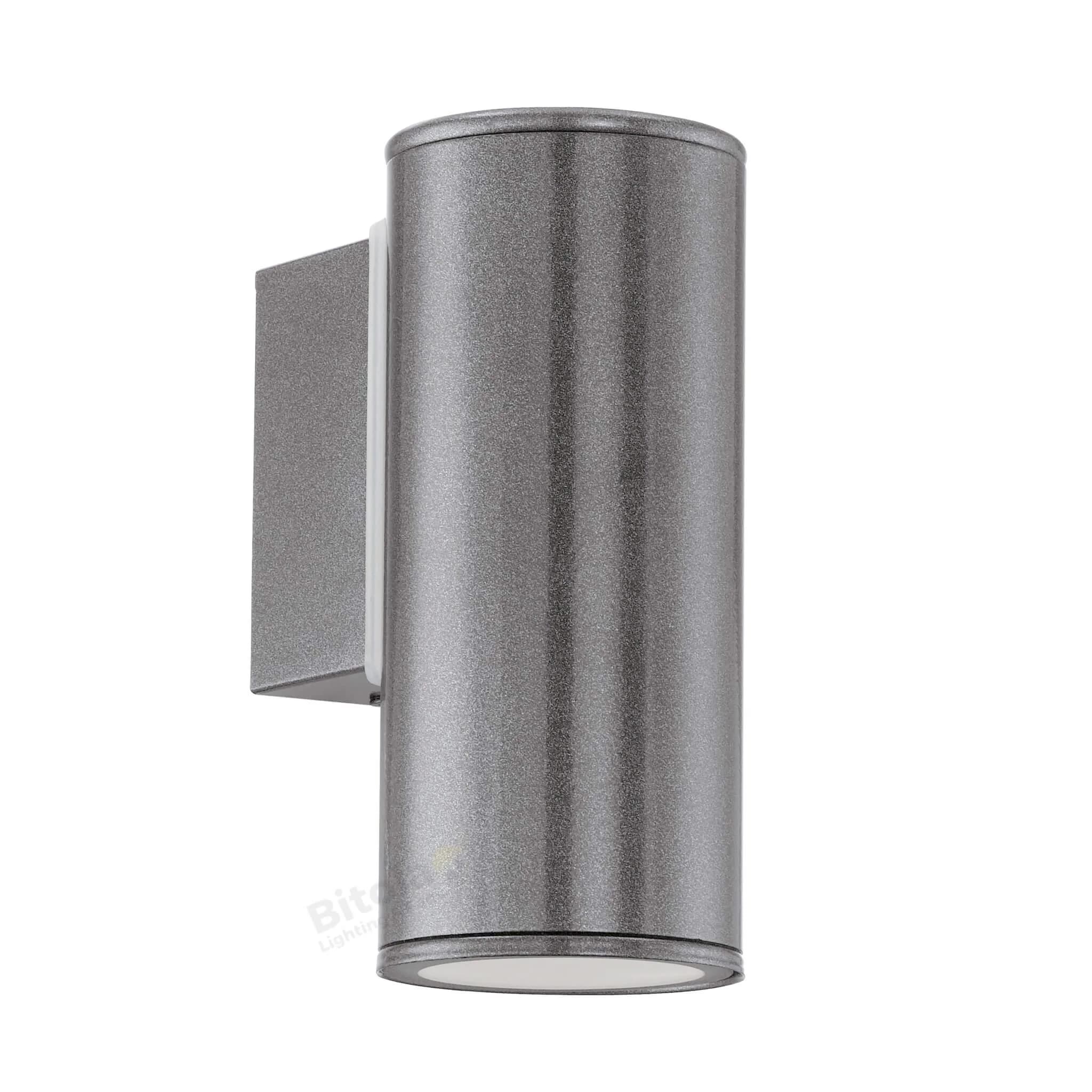 Eglo Riga 3w LED Fixed Down Outdoor Wall Light in Anthracite
