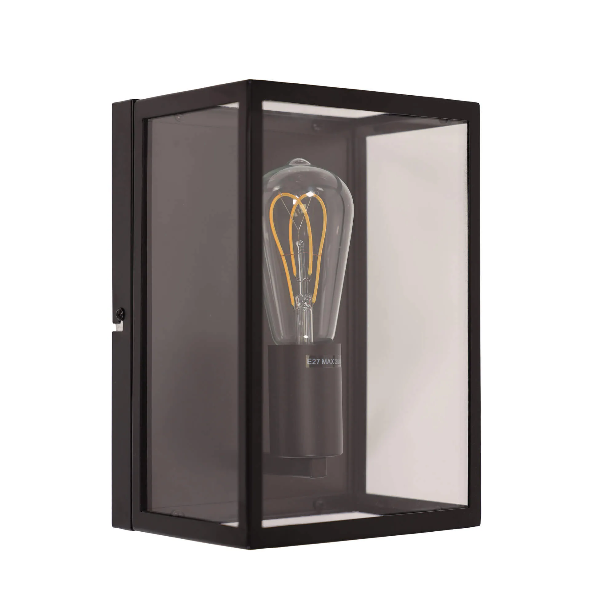 Oriel Eaton Black Frame Wall Light