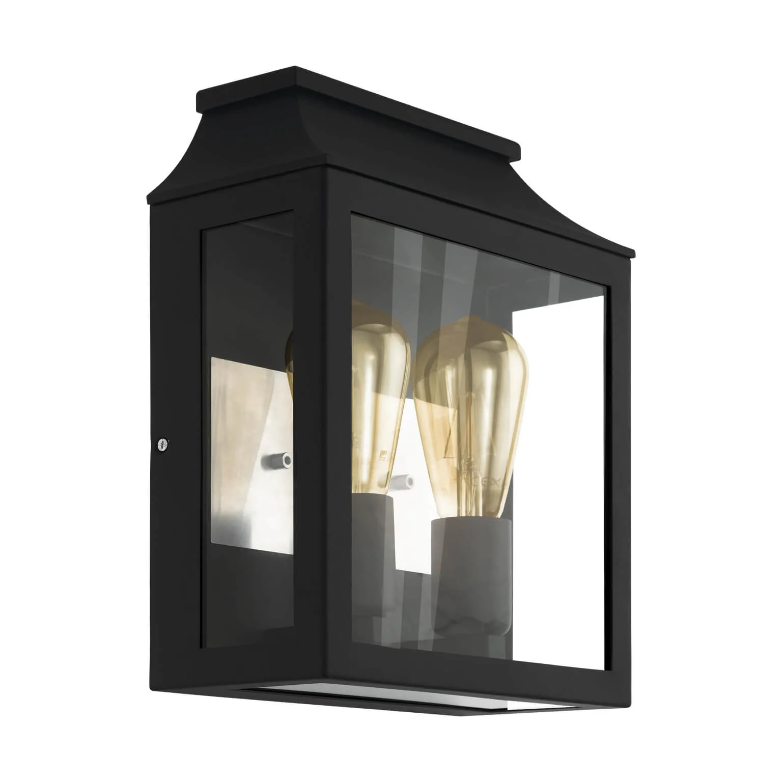 Eglo Soncino Black 2 Light Outdoor Wall Light